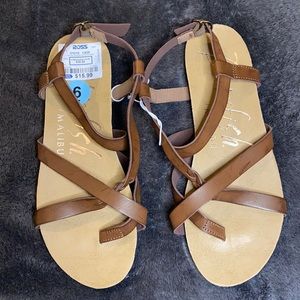 Brown sandals